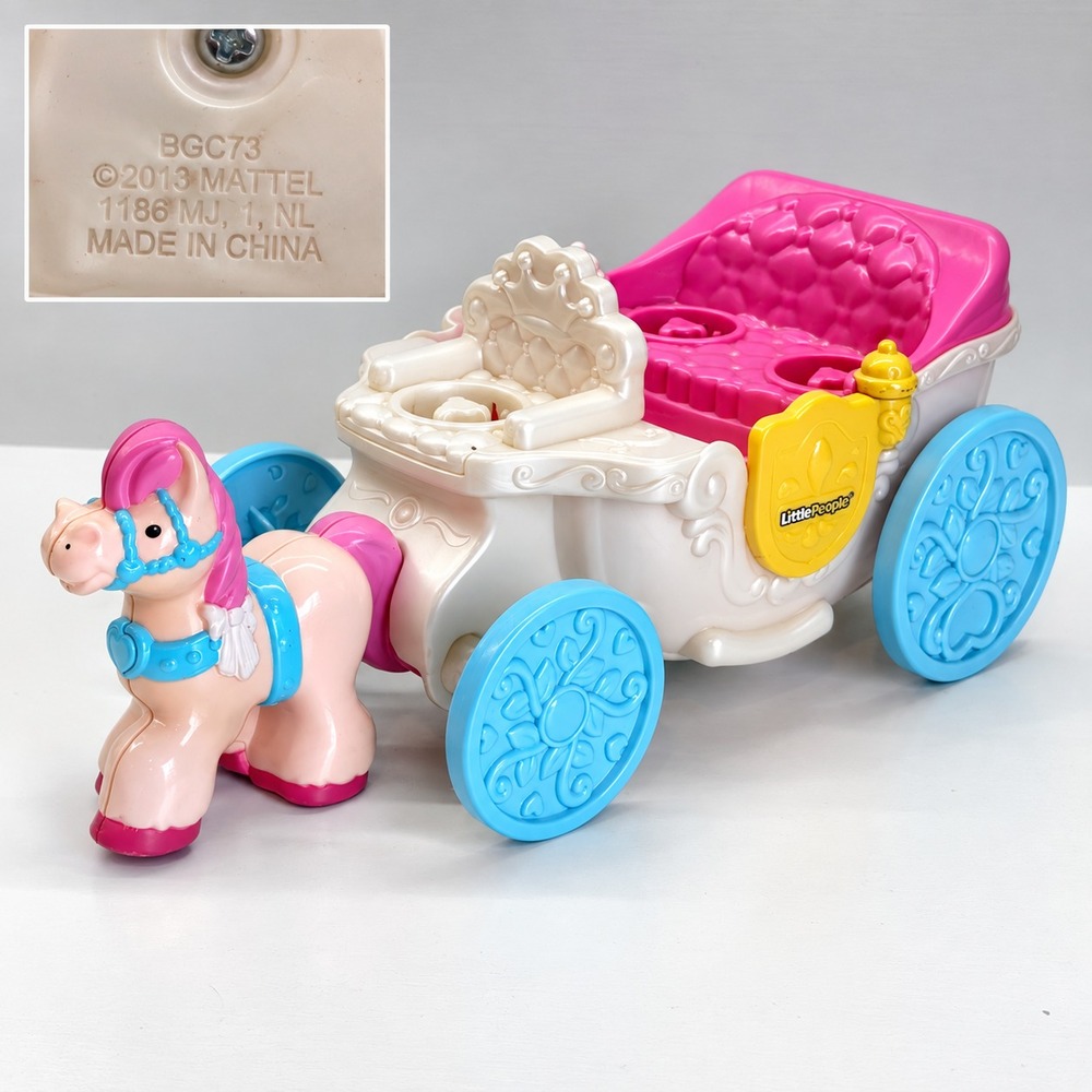 Fisher Price Little People Princess Horse Carriage BGC73 2013 Mattel Toy